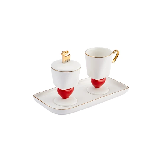 KARACA 50TH ANNIVERSARY SIGNATURE COLLECTION HEART FOR 2 PEOPLE 60 ML COFFEE S