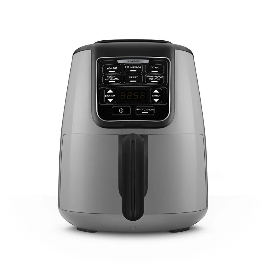 Karaca Air Pro Cook XL 2 in 1 Airfryer Cool Gray 4L