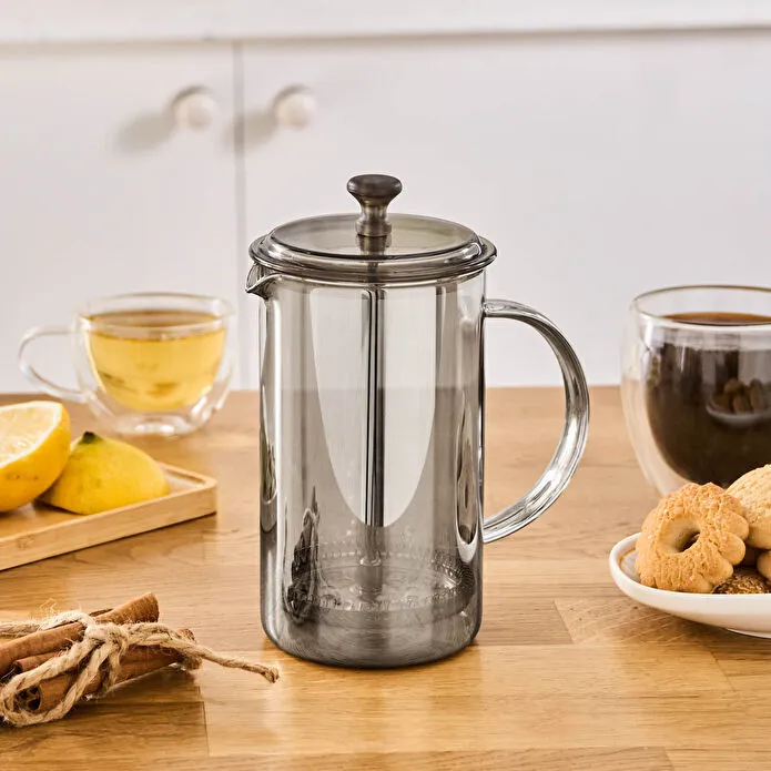 KARACA ALİNA FRENCH PRESS, 600 ML, GRİ