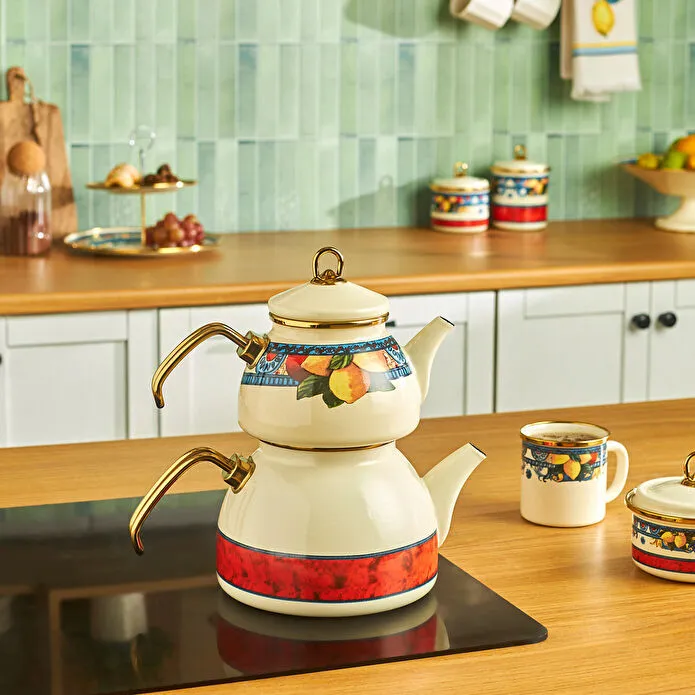 KARACA AMALFİ EMAYE ÇAYDANLI, MULTICOLOR