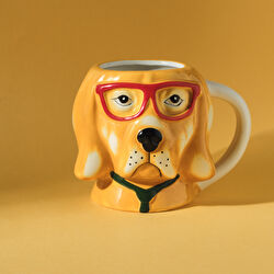 KARACA ANIMAL DOG MUG, MULTICOLOR