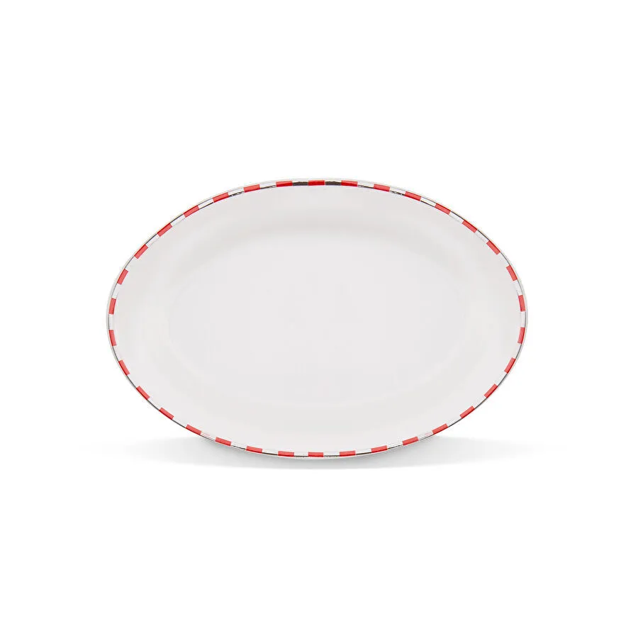 Karaca Aries Kırmızı Kayık Tabak 21 cm
