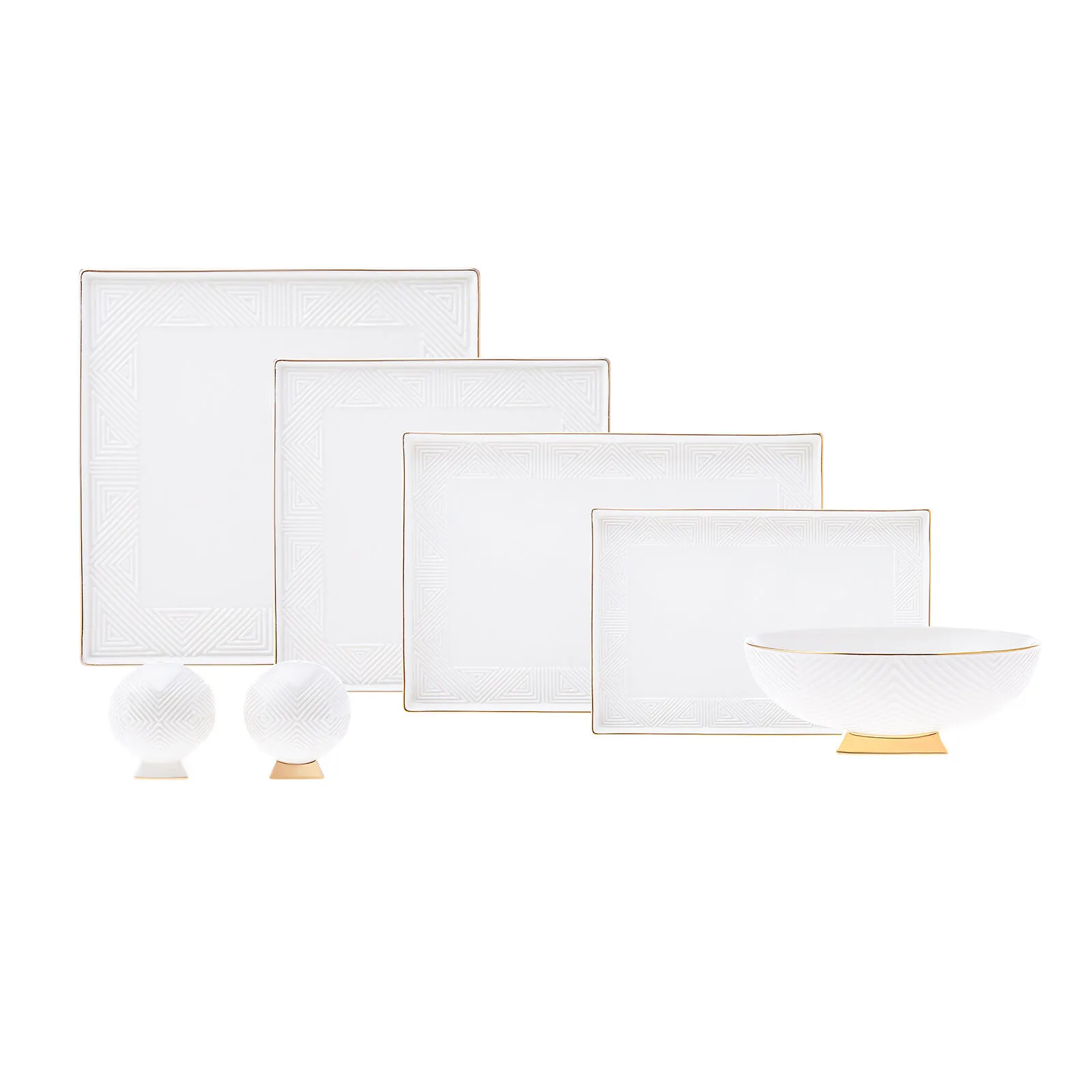 KARACA ARTDECO 22 PIECE DINNER SET FOR 6 PEOPLE