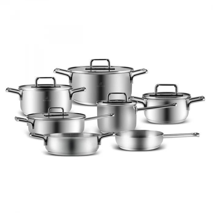 KARACA ARYA 12 PIECE STEEL COOKWARE SET