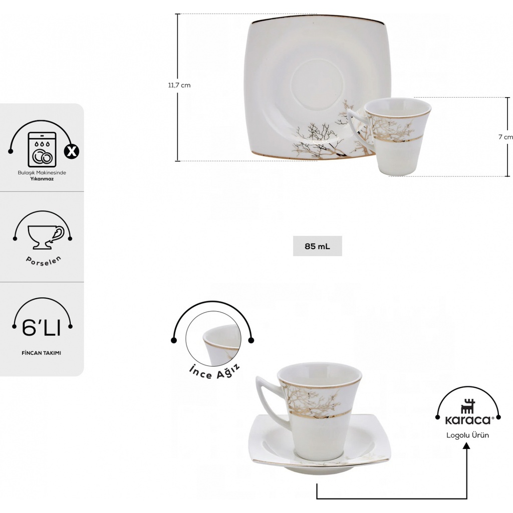 KARACA AUTUMN 6-CUP COFFEE CUP