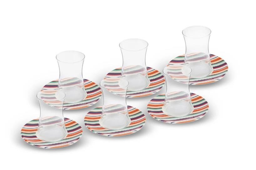KARACA BAILANDO TEA SET FOR 6 PEOPLE