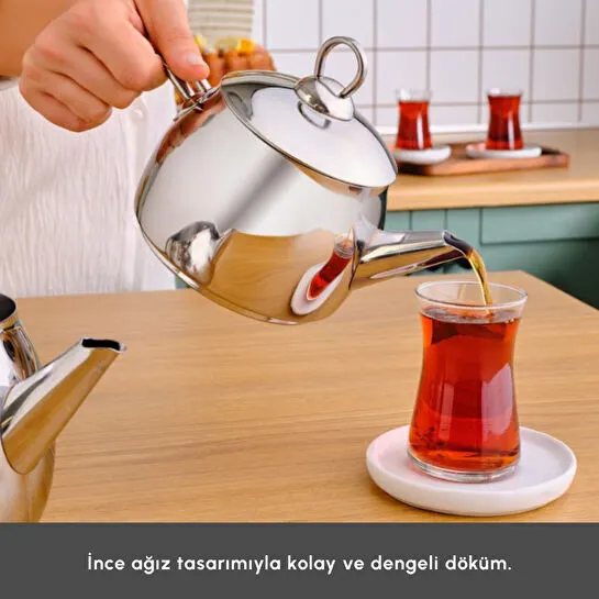 KARACA BELİNAY MİDİ ÇAYDANLIK TAK, METAL