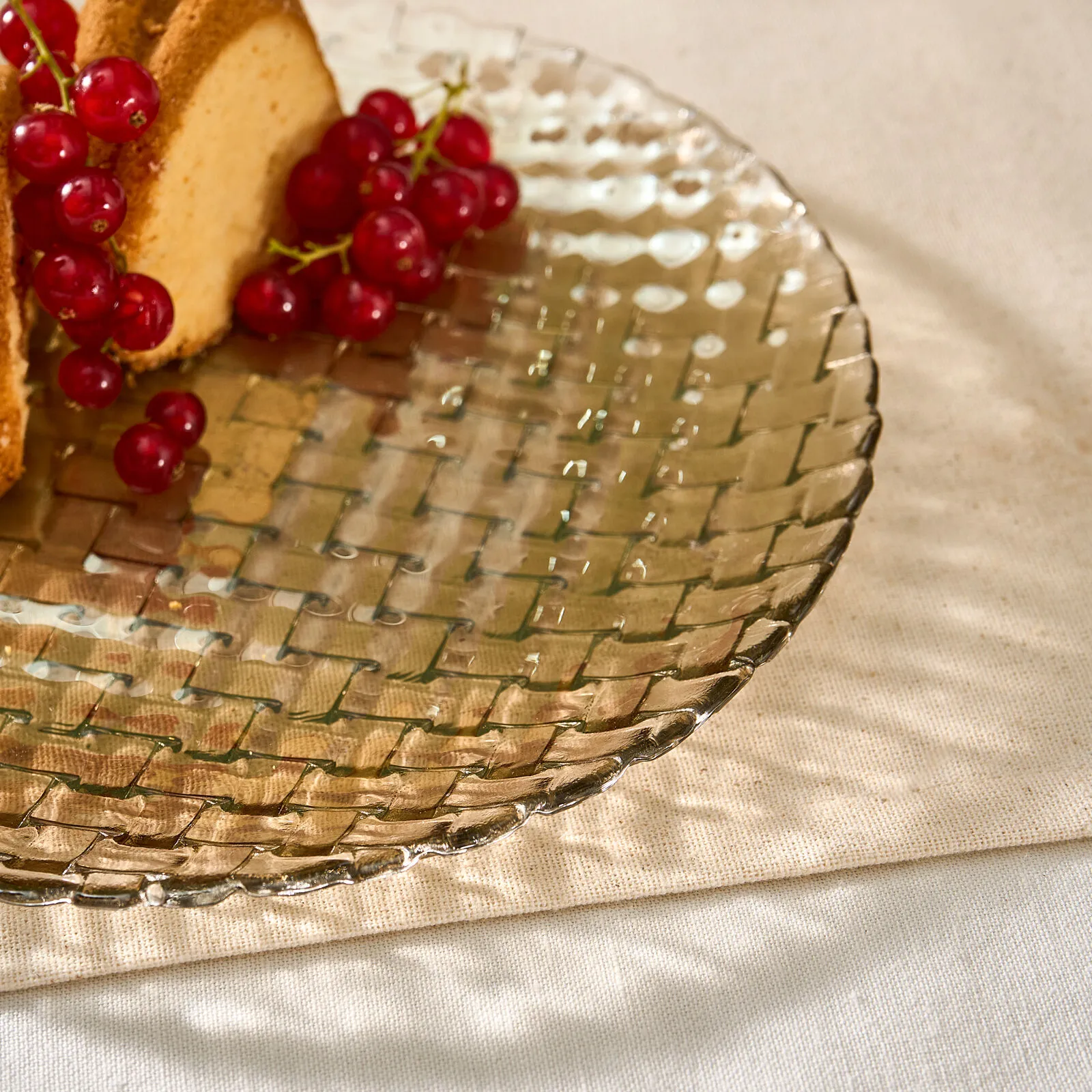 KARACA BRAID TATLI TABAĞI, 21 CM, LUSTER