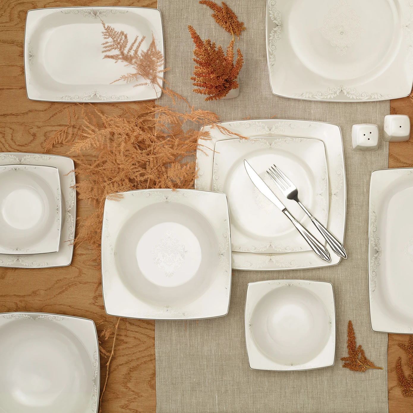 KARACA BRANCO 57 PRÇ YMT NB SQUARE