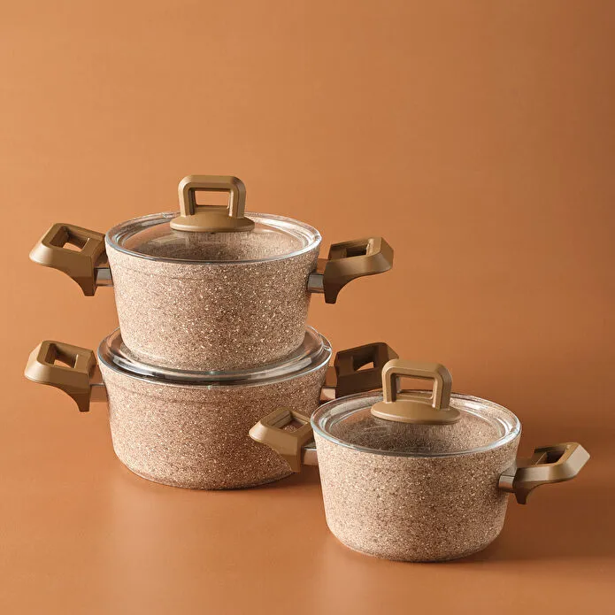 KARACA BİOGRANİT ALİCE 6 PAR, CAPPUCCINO