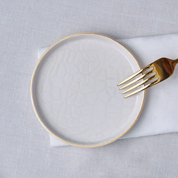 KARACA CALVIN PASTA TABAĞI, 13 CM, EKRU