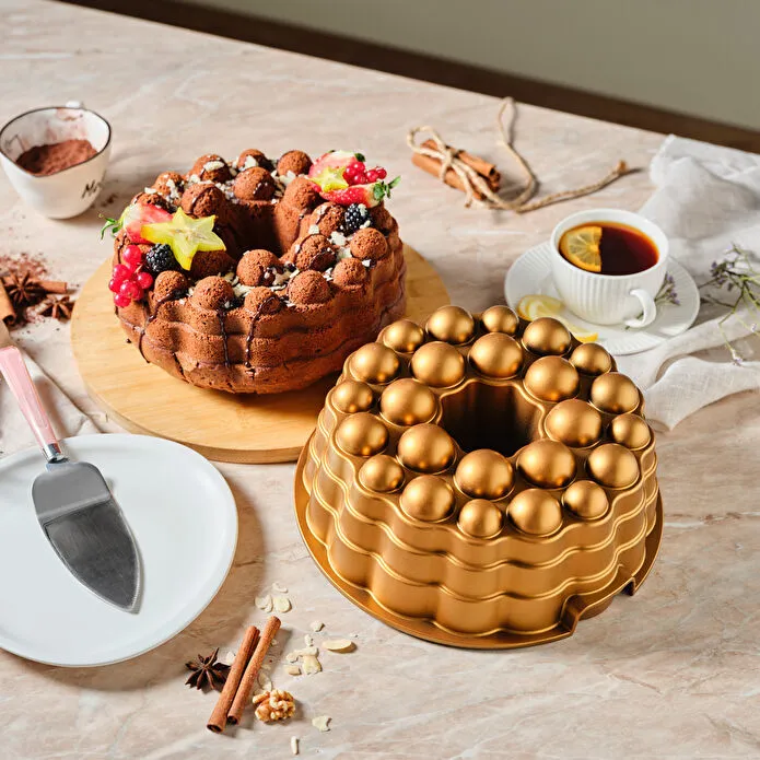 KARACA CELESTE DÖKÜM KEK KALIBI, GOLD