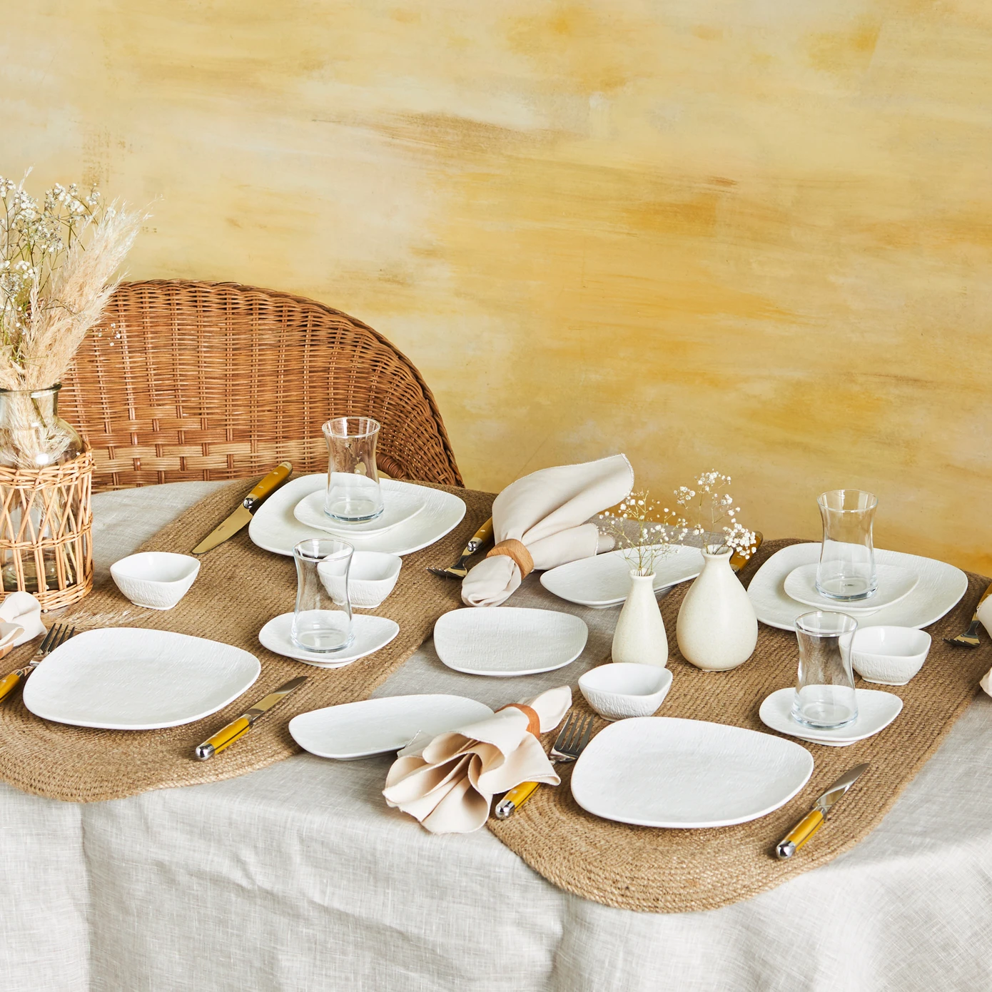KARACA CLIFF 26 PIECES BREAKFAST SET RND