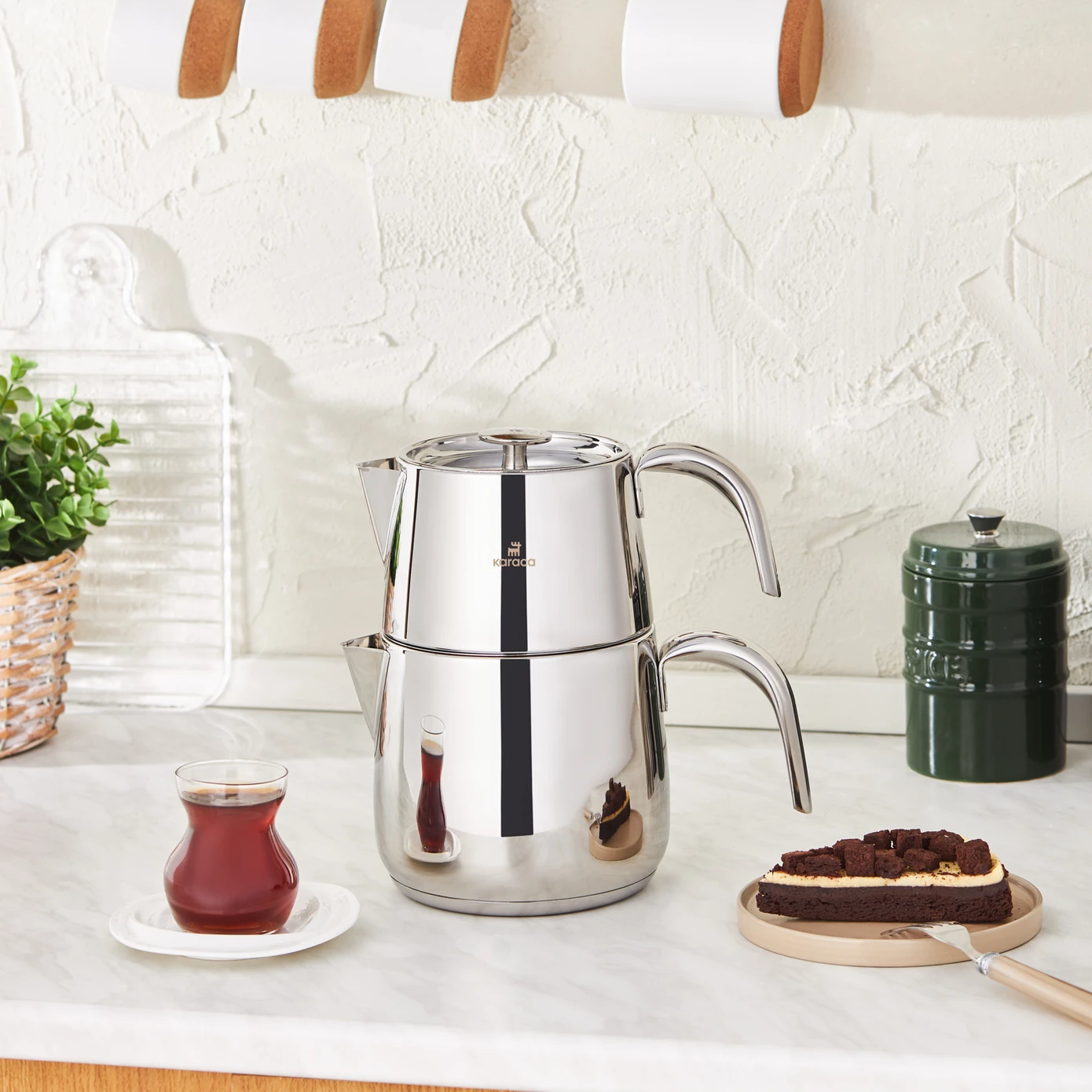 KARACA CURVE TEA POT TK.