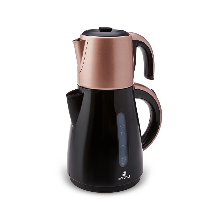 KARACA DAYSTAR 1501 STEEL POT TEA MACHINE ROSEGOLD