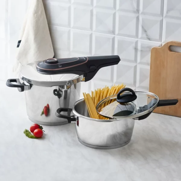 KARACA DISCOVERY 4+6 LT PRESSURE COOKER ROSE