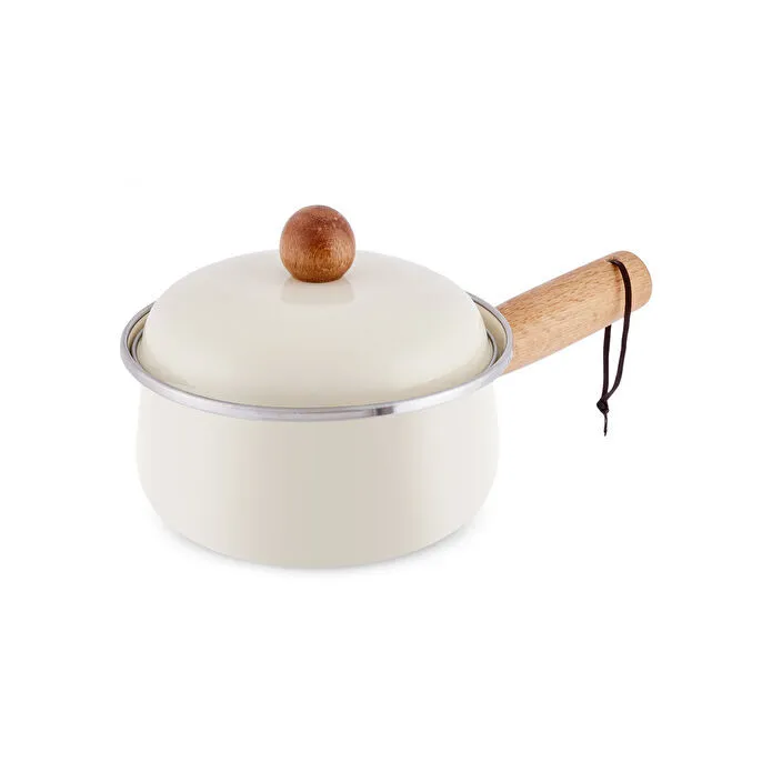 KARACA ELVİN EMAYE KAPAKLI SOSLUK, KREM