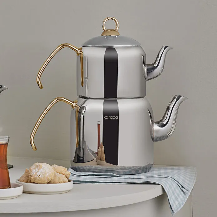 KARACA ESME ÇAYDANLIK TAKIMI MİDİ, GOLD