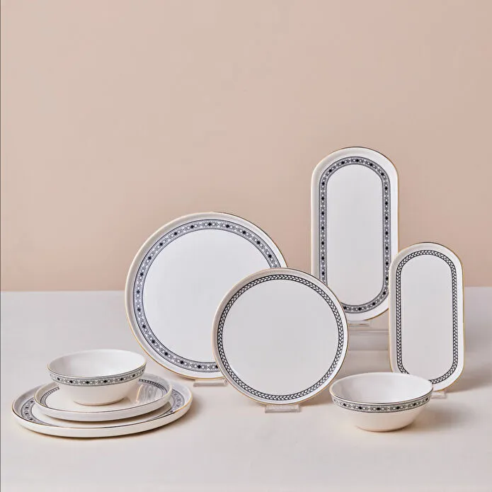 KARACA ETNA 8 PARÇA 2 KİŞİLİK YEM, SİYAH