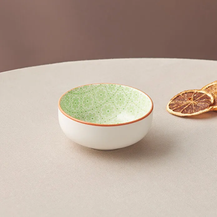 KARACA FLORAL ROUND ÇEREZLİK 10CM, YEŞİL