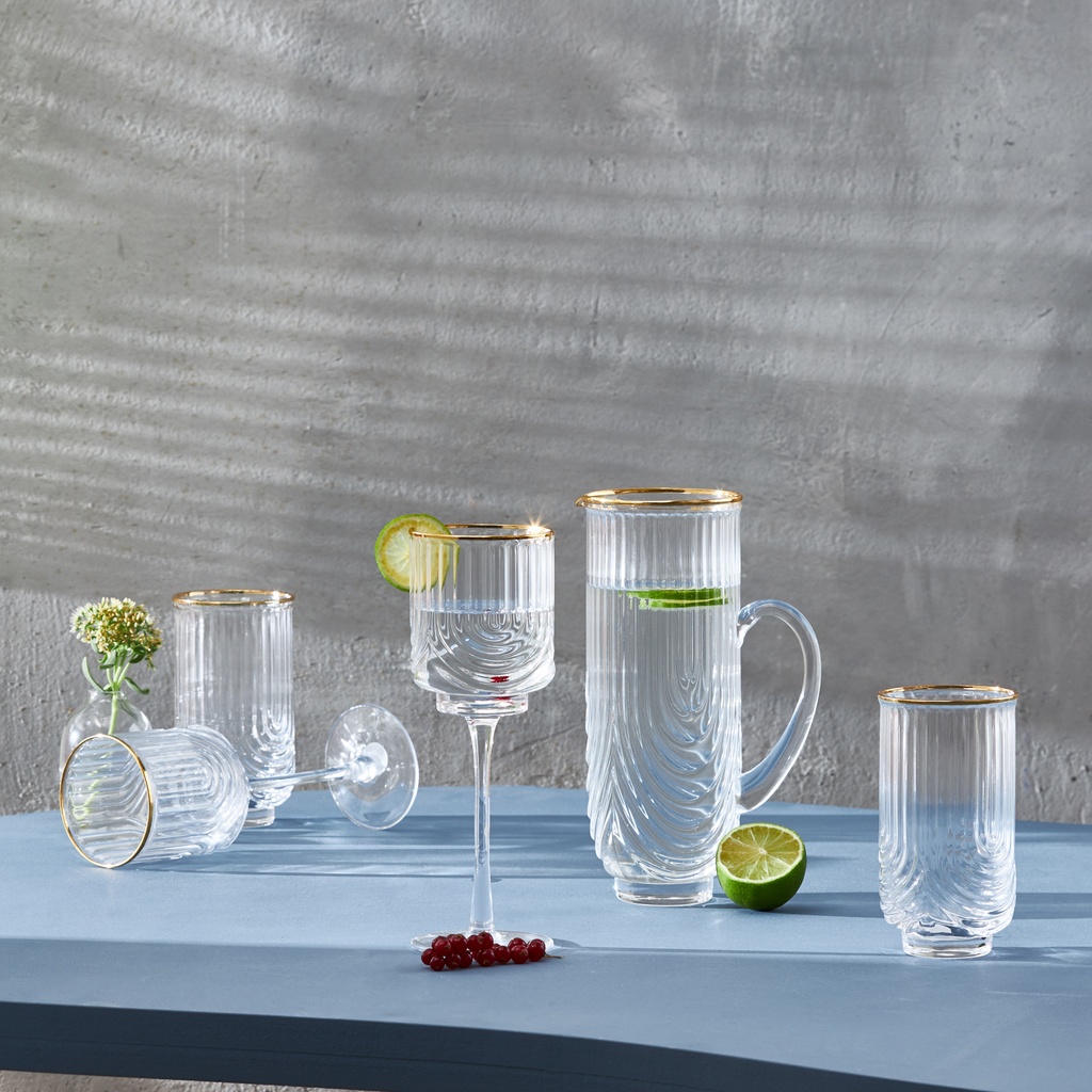 KARACA GLEAM GOLD 25 PIECES GLASS SET