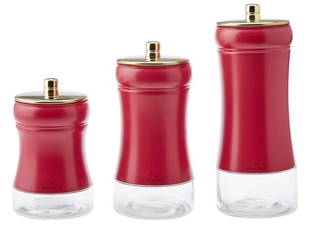 KARACA GOLD BERRY STORAGE CONTAINER SET OF 3