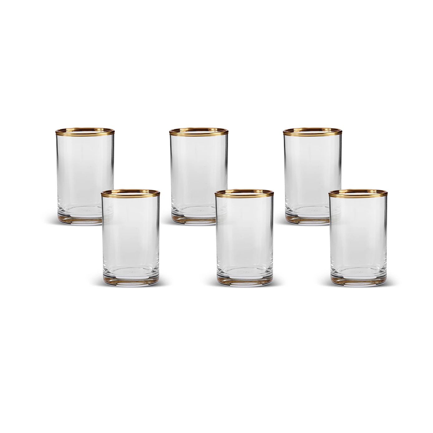 KARACA GİZEM 6 PACK COFFEE SIDE GLASS GOLD