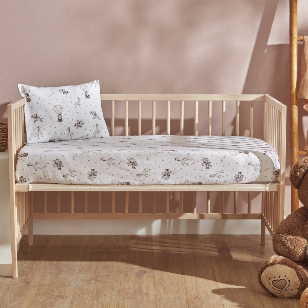 KARACA HOME BABY SAFARI PILLOW SHEET SET