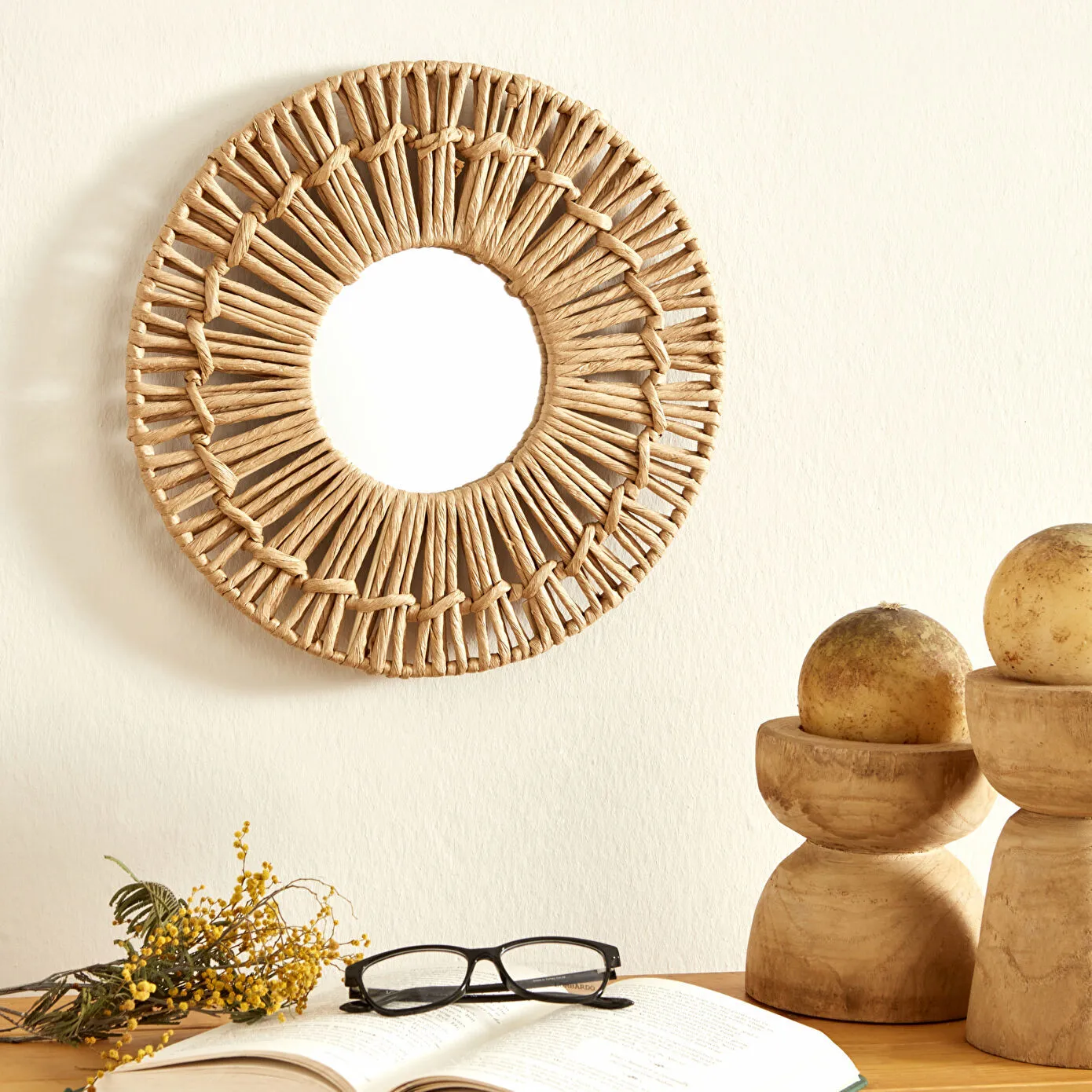 KARACA HOME BOHEMIAN DUVAR AYNASI, 35 CM