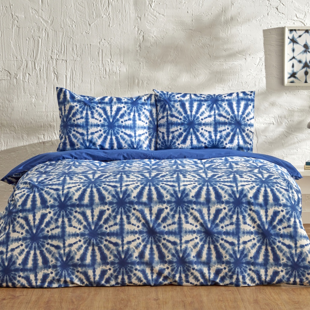 KARACA HOME DENIM SANCHEZ BLUE SINGLE DUVET COVER TK