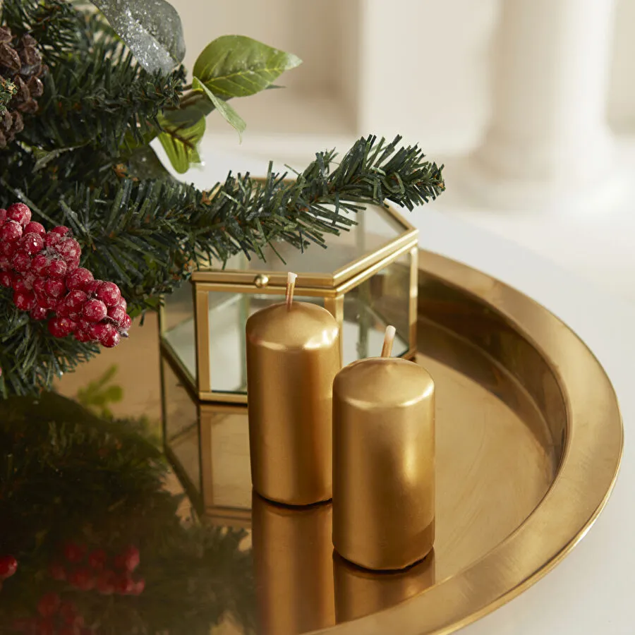 KARACA HOME SÜTUN MUM, GOLD