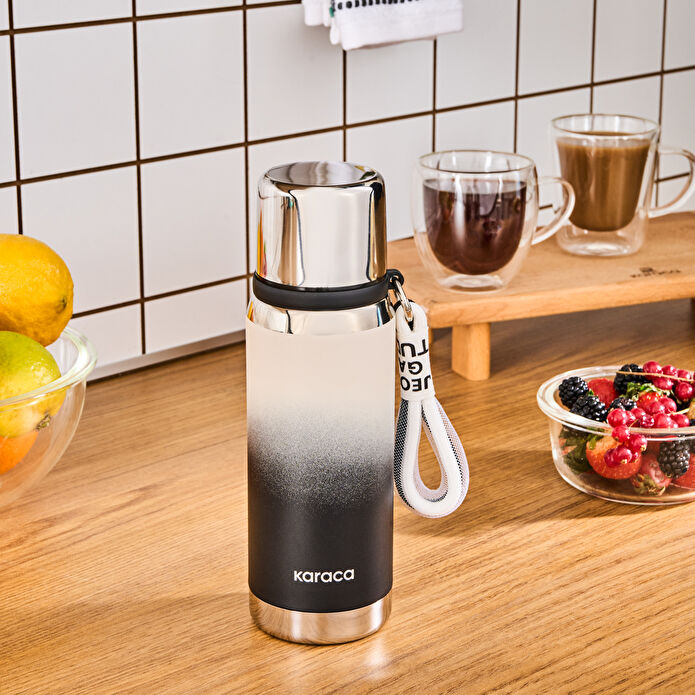 KARACA INOXIS ÇELİK SIZDI, 550 ML, SİYAH