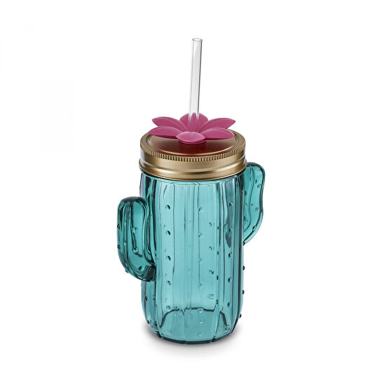 KARACA KAKTÜS TRANSPARENT SU ŞİŞE, YEŞİL