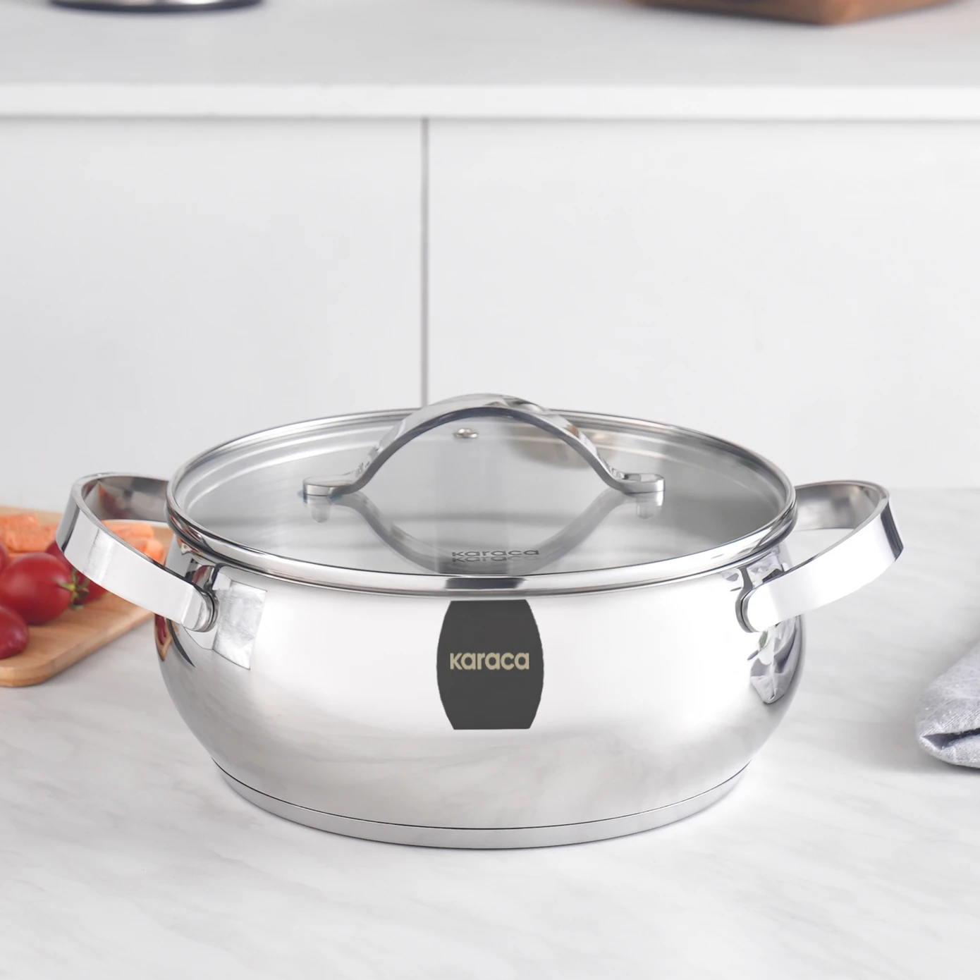 KARACA KUZINA STEEL POT 22 CM 3.8 LT