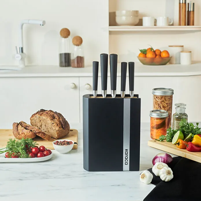 KARACA KYOTO SAMURAY 6 PARÇA BIÇA, SİYAH