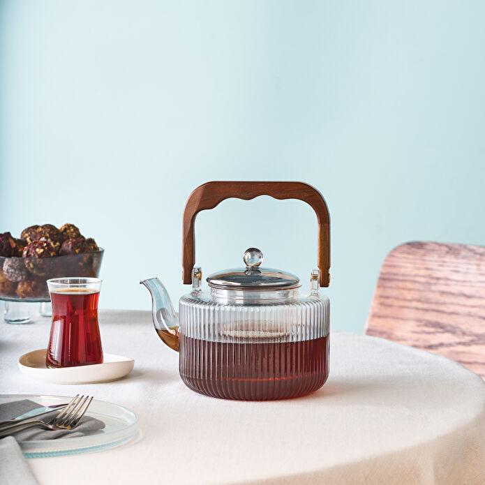 KARACA KİYO BOROSİLİKAT CAM ÇAYDANL, GRİ