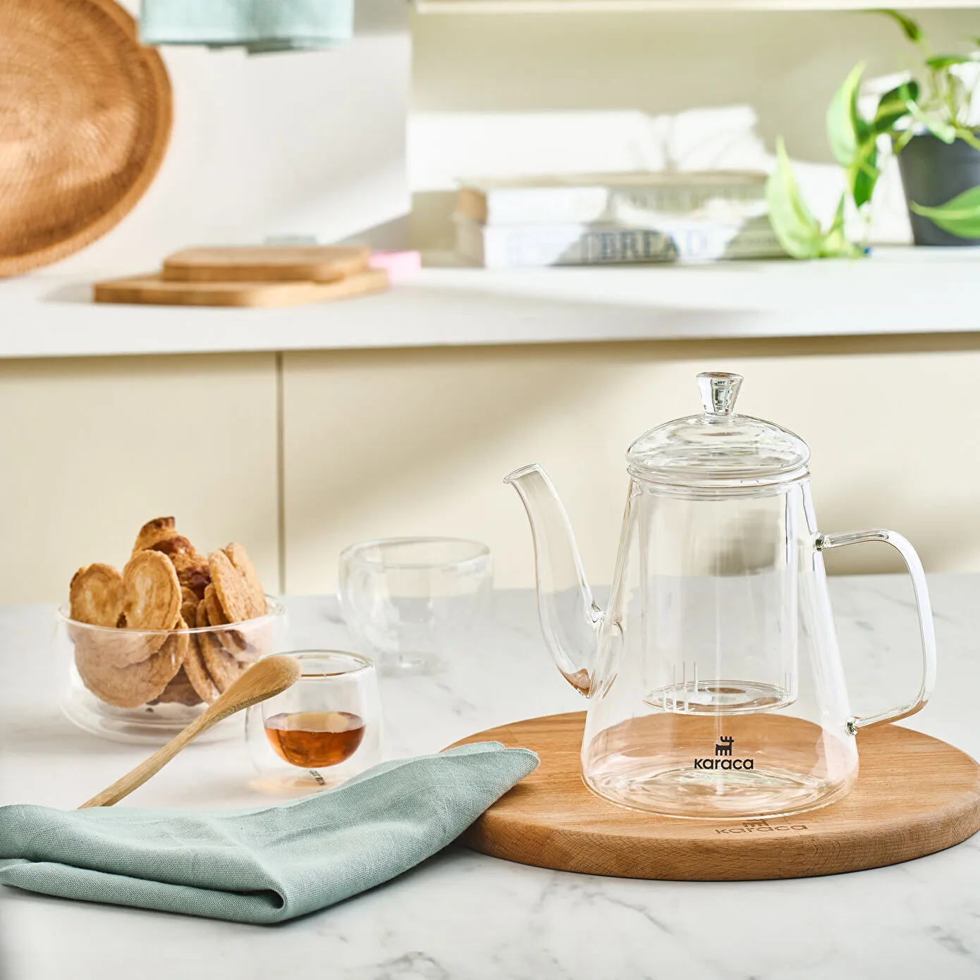 KARACA LEMUR COFFEE KETTLE 1000, RENKSİZ