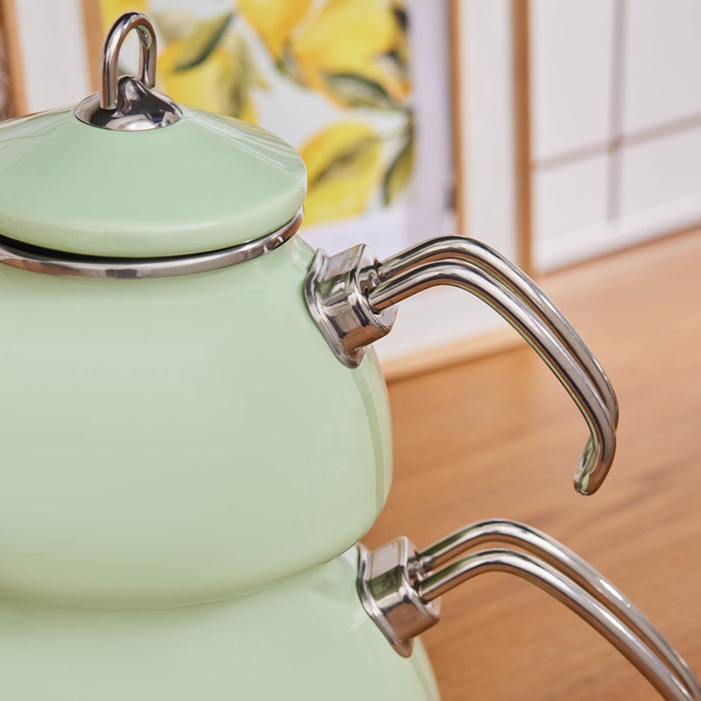 KARACA LORETO EMAYE ÇAYDANLIK TAK, YEŞİL