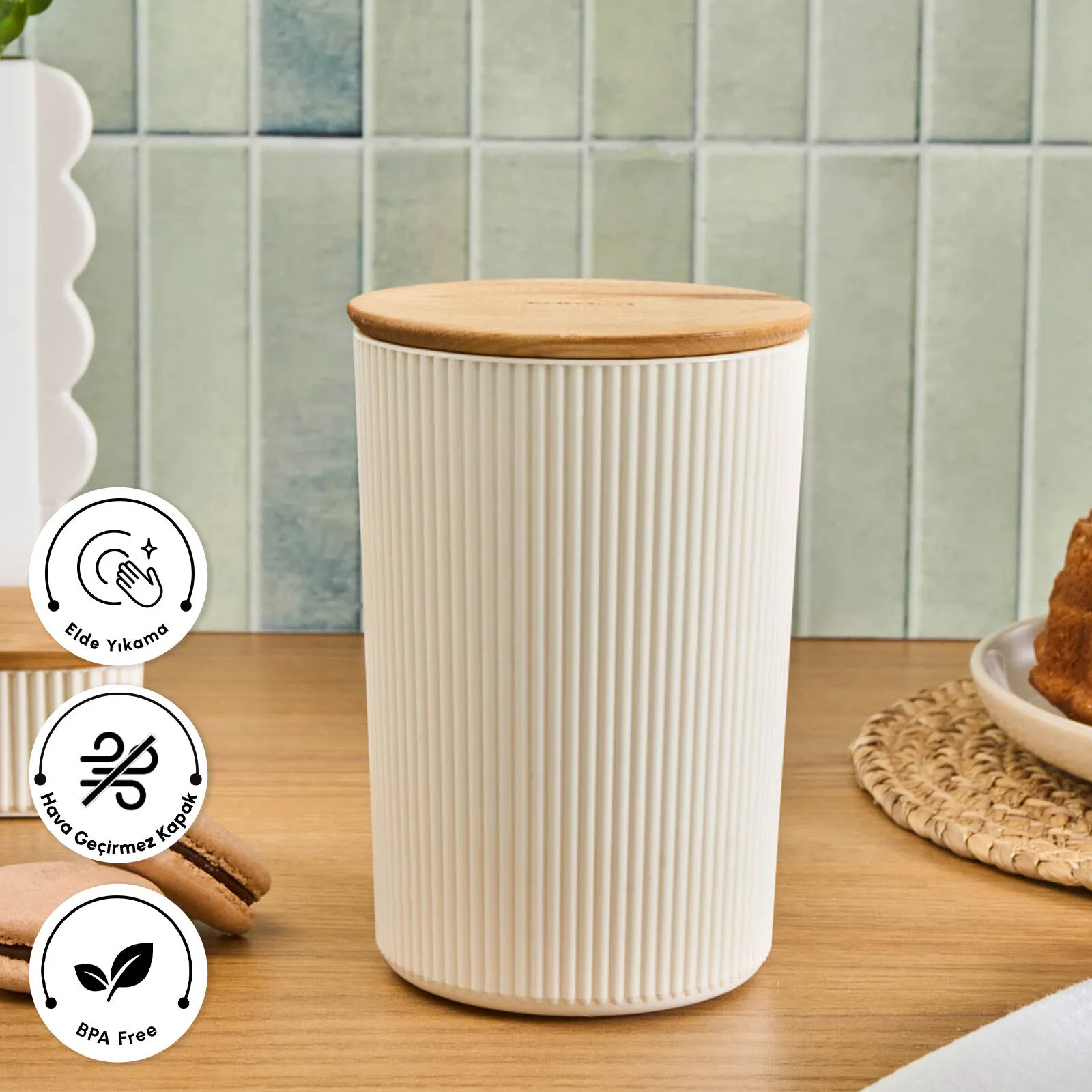 KARACA MASSIMO SAKLAMA KAB, 1,5 LT, KREM