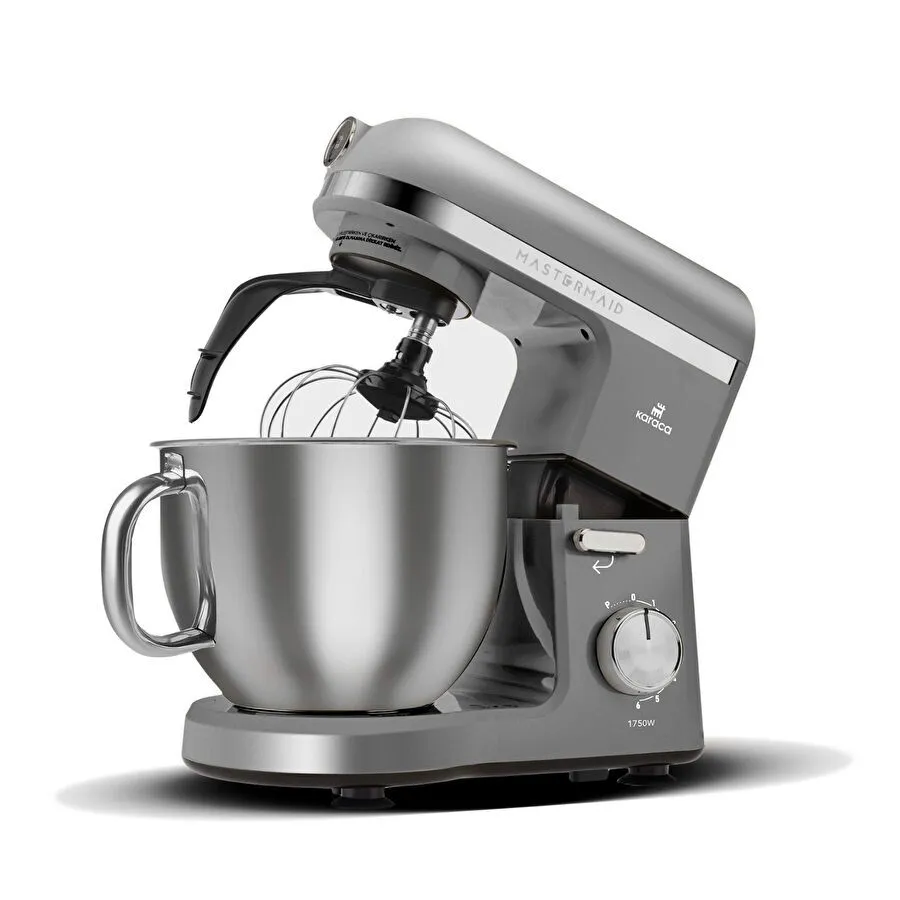 Karaca Mastermaid Chef Pro Çift Kollu Hamur Yoğurma Makinesi Galaxy Grey  1750W 5L