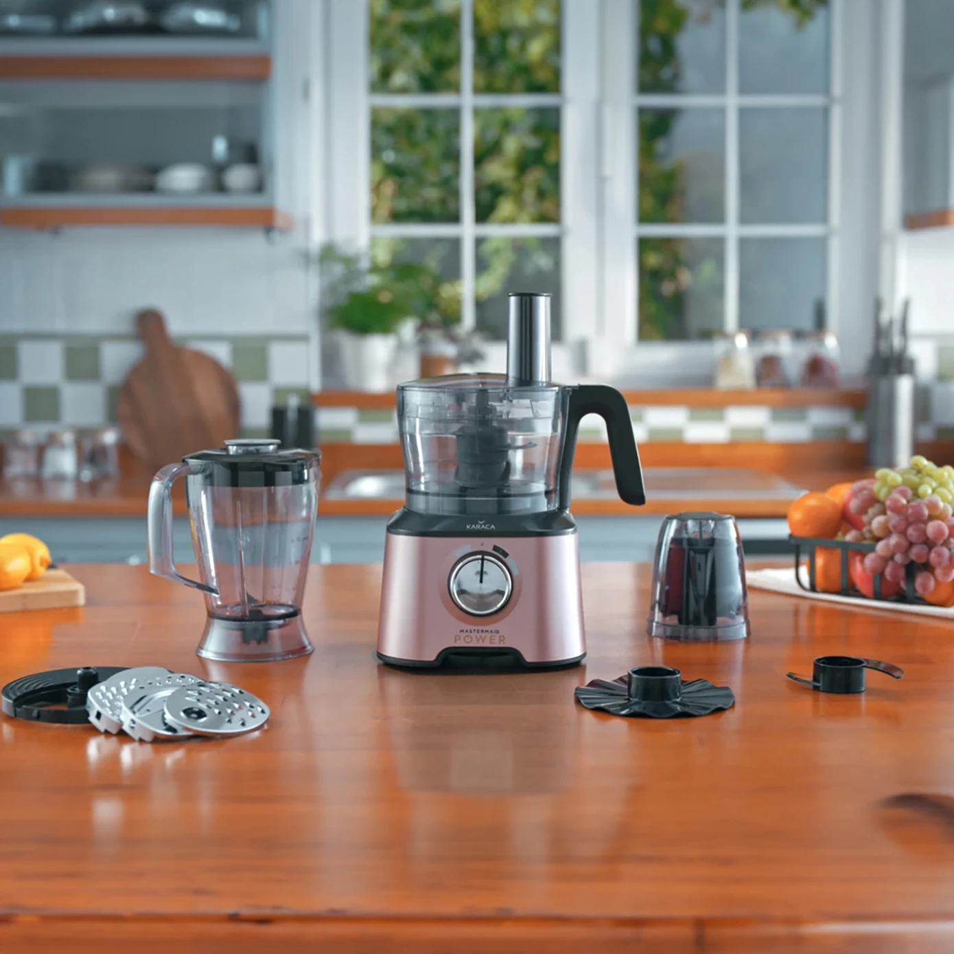 KARACA MASTERMAID POWER 10 IN 1 FOOD PREPARATION SET ROSEGOLD