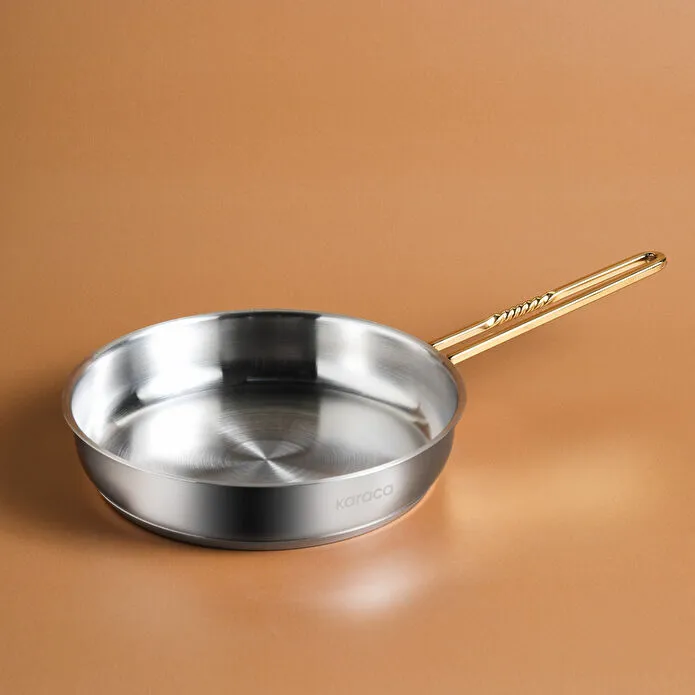 KARACA MAÇKA ÇELİK TAVA GOLD, 24 CM
