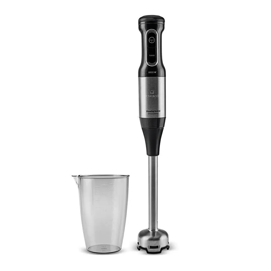 Karaca Mastermaid Prosteel El Mikseri ve Blender Siyah Inox 1000 W