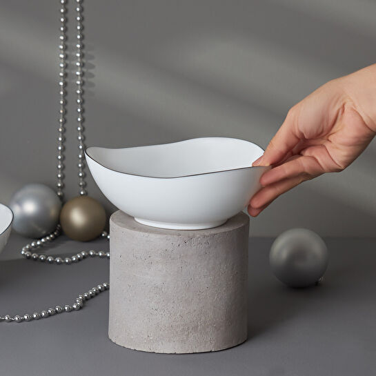 KARACA NEW AGATA OPAL CAM, 18 CM, BEYAZ