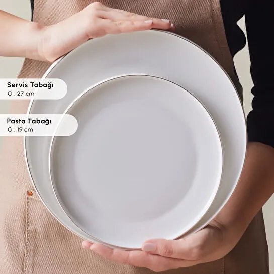 KARACA NEW SATURN GOLD 24 PARÇA 6, BEYAZ