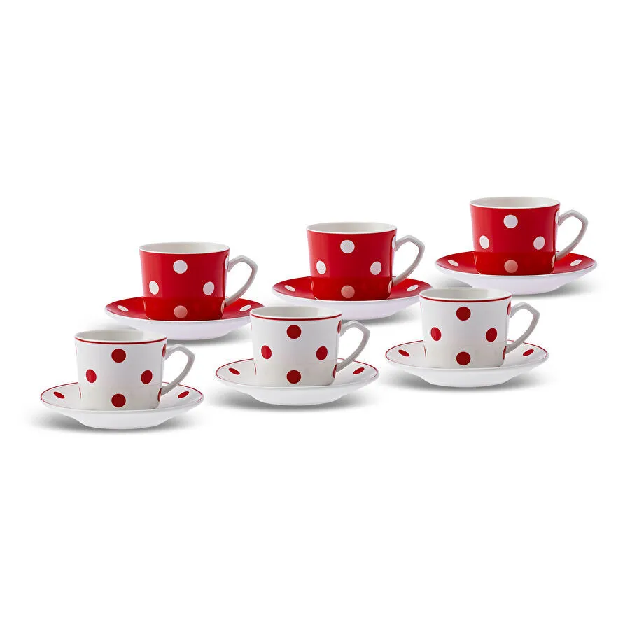 KARACA NOKTA 80 ML COFFEE CUP FOR 6 PEOPLE