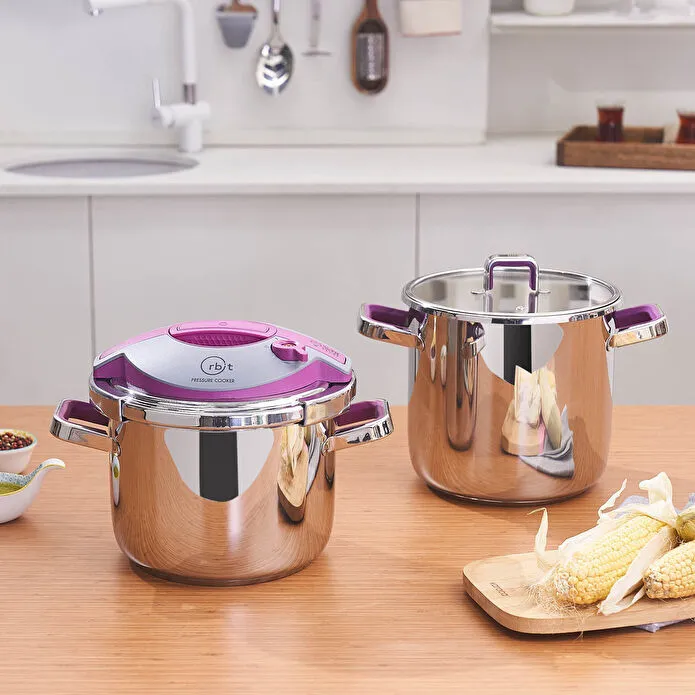 KARACA ORBİT 6+8 L DÜDÜKLÜ TENCERE, MOR