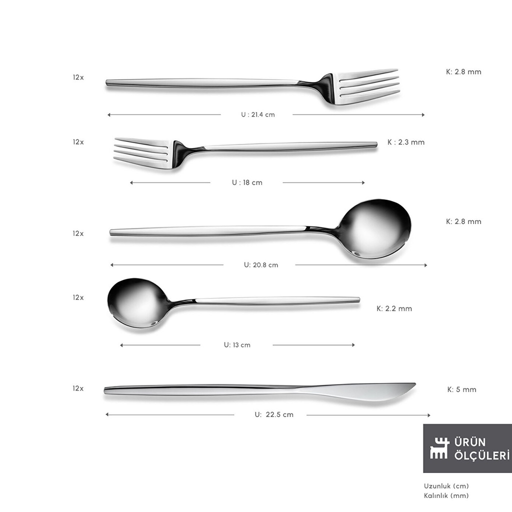 KARACA ORION PLATINUM 30 PIECES MCU IN BOX