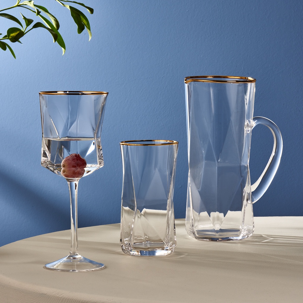 KARACA PARLA GOLD 25 PIECES GLASS SET