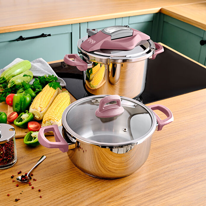 KARACA PERFECT 4+6 L DÜDÜKLÜ TENC, PEMBE